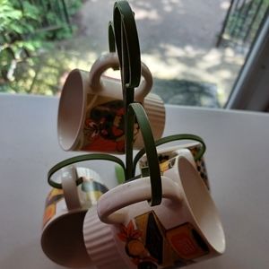 Adorable cups with stand